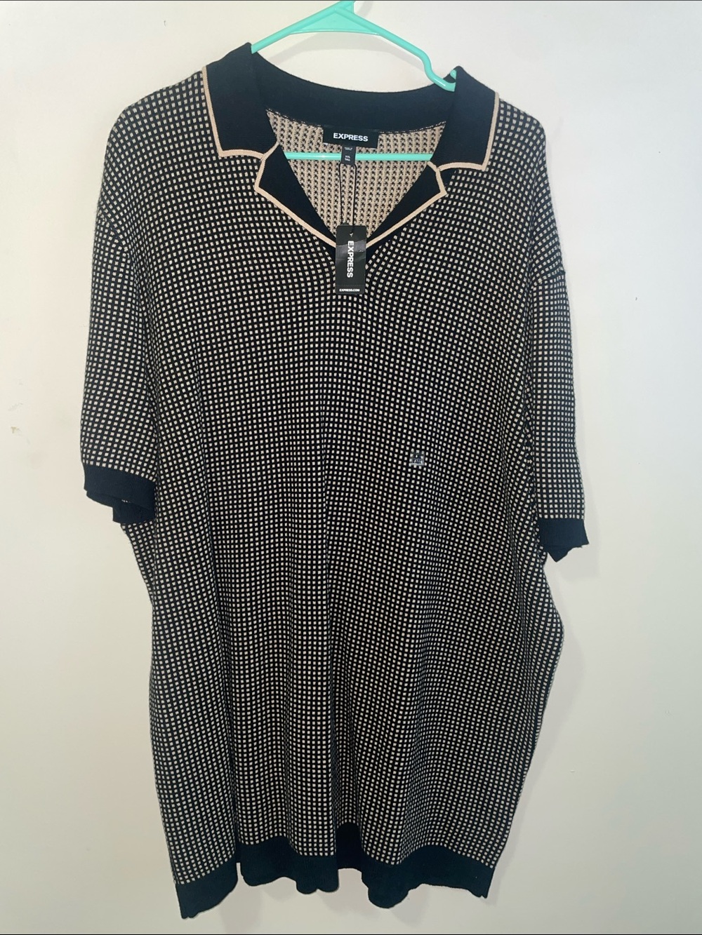 Express Men’s Piped Polo Knit Top
